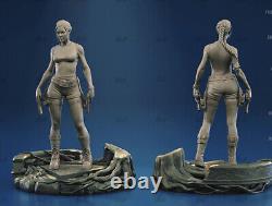 Lara Croft 3D Print Figure Model Kits Unpainted Unassembled Garage Kits 1/8 1/6