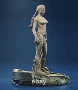 Lara Croft 3D Print Figure Model Kits Unpainted Unassembled Garage Kits 1/8 1/6