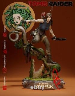 Lara Croft Unassembled Unpainted 3D Printing Resin Model Kits Garage Kits