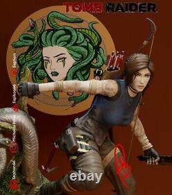 Lara Croft Unassembled Unpainted 3D Printing Resin Model Kits Garage Kits