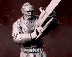 Leatherface 3d Printed Model Unassembled Unpainted 1/4