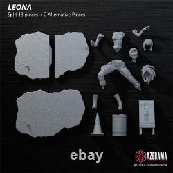Leona Heidern 3D Printing Unassembled Unpainted Model Kits Resin Garage Kits