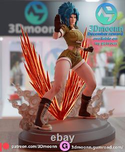 Leona KOF 3d Printed Model Unassembled Unpainted 1/10-1/3