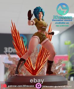 Leona KOF 3d Printed Model Unassembled Unpainted 1/10-1/3