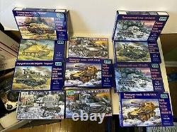 Lot Of 11 Unimodel 1/72 Scale Model Military Tanks Armor Foreign See Desc