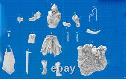 Lurtz 3D Printing Figure Model Kits Unpainted Unassembled Garage Kits 1/6 40cm