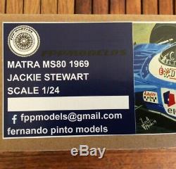 MATRA MS80 1969 Stewart FPPM 1/24 unassembled model kit
