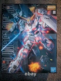 MG 1/100 Scale RX-0 Unicorn Gundam Full Psycho Frame Mobile Suit With Base Stand