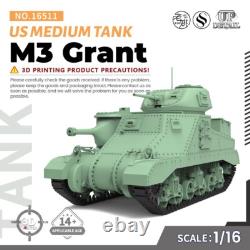 MRY-SFW SS16511 1/16 Military Model Kit US M3 Grant Medium Tank