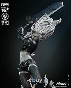 Magik, The Demon Dragon Slayer (350mm) /3D Printed/Unpainted/Unassembled/Wicked