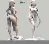 Marika 3D Printing Unassembled Unpainted Model Kits Resin Garage Kits