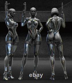 Mass Effect EDI 3D Print Figure Model Kits Unpainted Unassembled Garage Kits GK