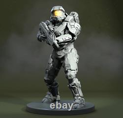 Master Chief (Halo) 3d Printed Model Unassembled Unpainted 1/4
