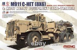 Meng SS-013 Model 1/35 M911 C-HET (8×6) & M747 Heavy Equipment Semi-Trailer