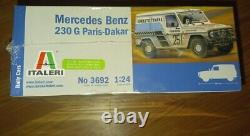 Mercedes-benz 230 G Paris-dakar Model Kit Original Factory Sealed 124 Italeri