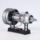 Metal TECHING DIY Electric Aircraft Turbofan Engine Kits Unassembled Art Model