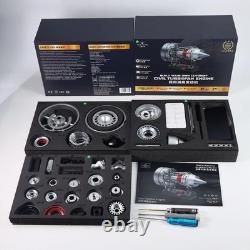 Metal TECHING DIY Electric Aircraft Turbofan Engine Kits Unassembled Art Model