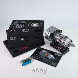 Metal TECHING DIY Electric Aircraft Turbofan Engine Kits Unassembled Art Model