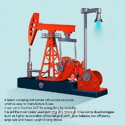 Metal TECHING Electric Oil Pumping Unit High Simulation DIY Assembly Model Kit