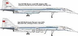 ModelSvit 7203 1/72 Tupolev Tu-144 Supersonic airliner plastic model kit