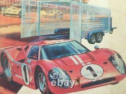 Model kit 67 FORD GT Mark IV with trailer. MPC 504