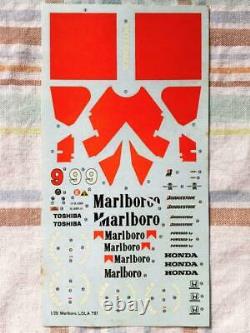 Modeler's 120 Scale F3000 Marlboro Lola T87-50 Plastic Model Kit Unassembled