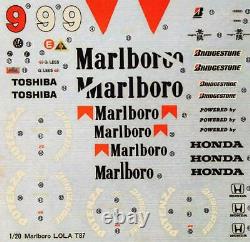 Modeler's 120 Scale F3000 Marlboro Lola T87-50 Plastic Model Kit Unassembled