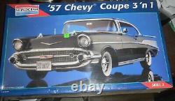 Monogram 1/12 Scale'57 Chevy Coupe 3 N 1 Model Kit Car Brand New. Nib