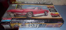 Monogram 3' n 1'67 Chevrolet Corvette 427 Coupe Kit# 2801 112 Scale