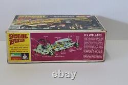 Monogram Scool Bus 124 Scale Model Kit (1970) Opened Complete
