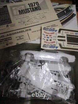 Mpc 1970 Ford Mustang Original Unbuilt Model Car Kit #1370-200 Inside Bag Sealed