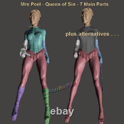 Mrs Peel Queen of Sin 3D Printing GK Figure Model Kits Unpainted Unassembled GK