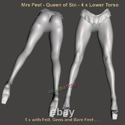 Mrs Peel Queen of Sin 3D Printing GK Figure Model Kits Unpainted Unassembled GK