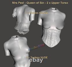 Mrs Peel Queen of Sin 3D Printing GK Figure Model Kits Unpainted Unassembled GK