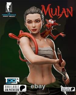 Mulan 3D Printing Unassembled Unpainted Resin Garage Kits Model Kits