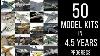 My Collection Of Scale Model Kits First 50 Builds