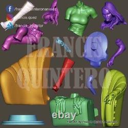 Mystique Unassembled Unpainted 3D Printing Resin Model Kits Garage Kits