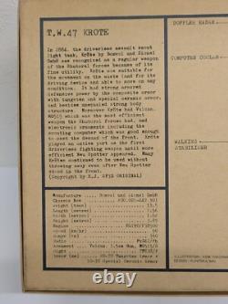 NITTO 1/20 Kit SF3D Krote Maschinen Krieger Unassembled S. F. 3. D Model kit