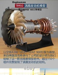 New 1/20 TR900 Mechi mini aero turbofan Engineman aircraft engine model kits