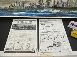 Nichimo 1/200 Vintage Kit Akizuki Japanese Navy destroyer Unassembled BOX DENT
