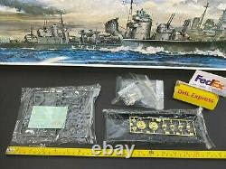 Nichimo 1/200 Vintage Kit Akizuki Japanese Navy destroyer Unassembled BOX DENT