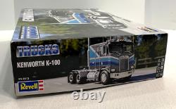 OPEN BOX COMPLETE Revell Kenworth K-100 Cabover 125 Truck Model Kit 85-2513