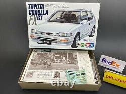 Oshika TAMIYA 1/24 Kit Toyota Corolla FX GT AE92 Unassembled 1988 vintage