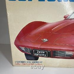 Otaki 1/12 Scale Chevrolet Corvette Stingray Model Kit Sealed Inside Large Kit