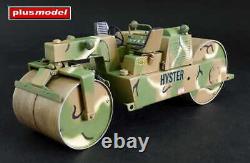 PLUS MODEL 467 135 US Road roller Detroit Diesel 3-53 Resin Scale Model Kit