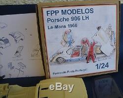 PORSCHE 906 LH le mans 1966 long or short tail FPPM 1/24 unassembled model kit