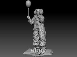 Pennywise Unassembled Unpainted 3D Printing Resin Model Kits Garage Kits
