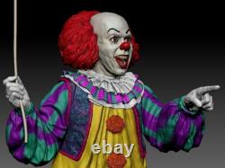 Pennywise Unassembled Unpainted 3D Printing Resin Model Kits Garage Kits