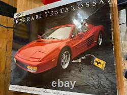 Pocher Testors Ferrari Testarossa 1/8 Scale Unassembled Metal Model Kit Box