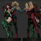 Poison Ivy Hug Harley Quinn 1/6 Figure 3D Print Model Kit Unpainted Unassembled